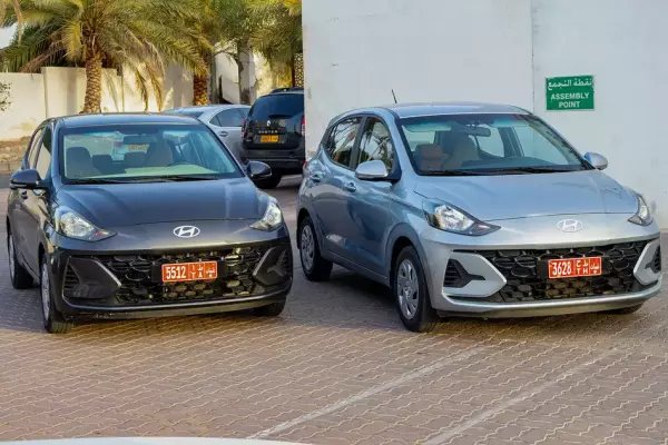 Hyundai i10 for rent in Oman