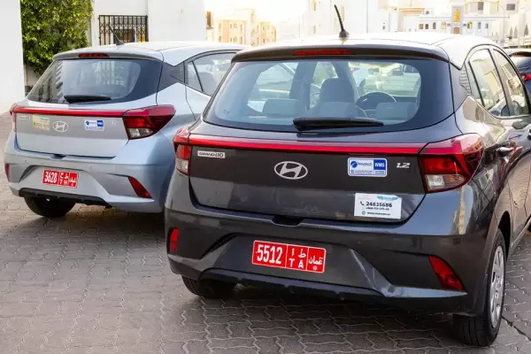 Hyundai i10 for rent in Oman