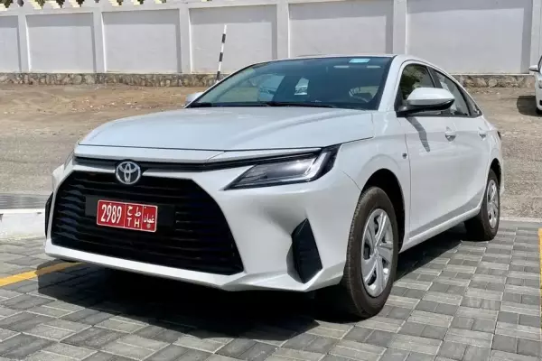 Toyota Yaris for rent in Oman